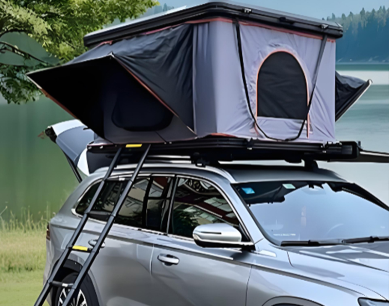 桔皮纹铝蜂窝板应用于车顶帐篷